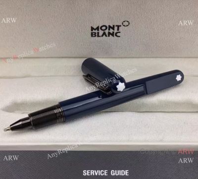 Copy Montblanc M Marc Newson Rollerball Pen Blue Resin & Black Clip